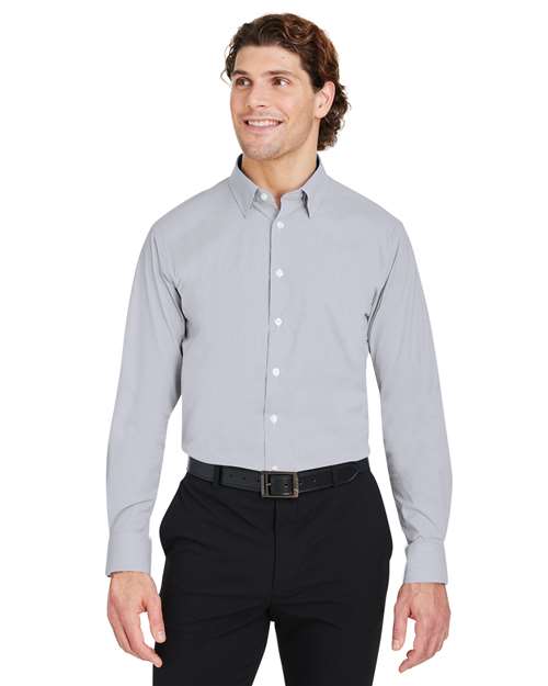 Devon & Jones - Men's CrownLux Performance® Microstripe Dress Shirt - DG537
