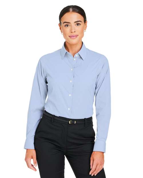 Devon & Jones - Women's CrownLux Performance® Microstripe Dress Shirt - DG537W