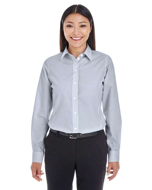 Devon & Jones - Women's Crown Collection® Striped Woven Dress Shirt - DG534W