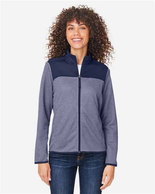 CORE365 - Women's Venture Heathered Stripe Hybrid Jacket - CE74W
