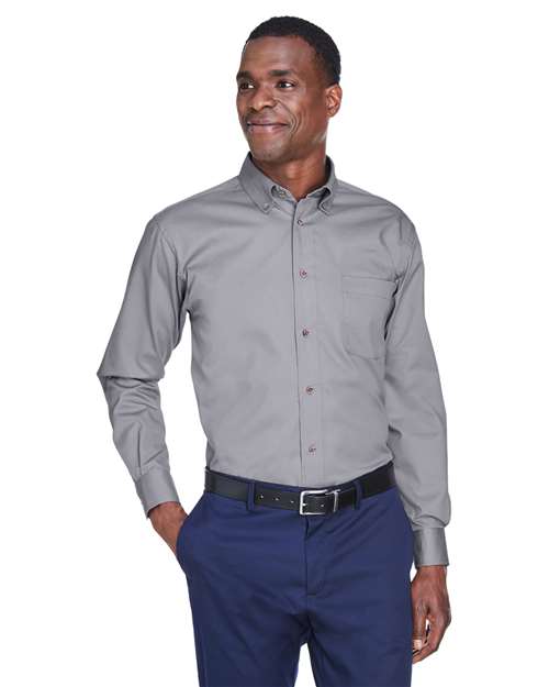 Harriton - Men's Easy Blend™ Twill Shirt - M500