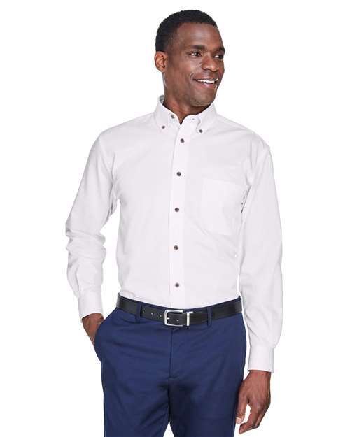 Harriton - Men's Easy Blend™ Twill Shirt - M500
