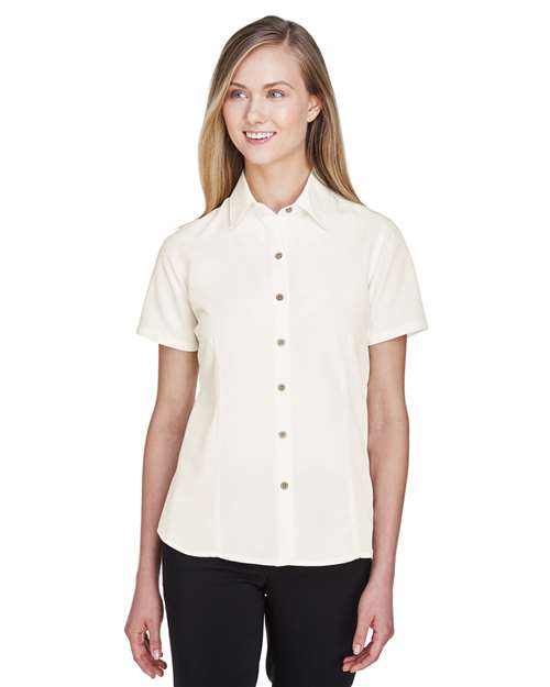 Harriton - Women's Barbados Textured Camp Shirt - M560W