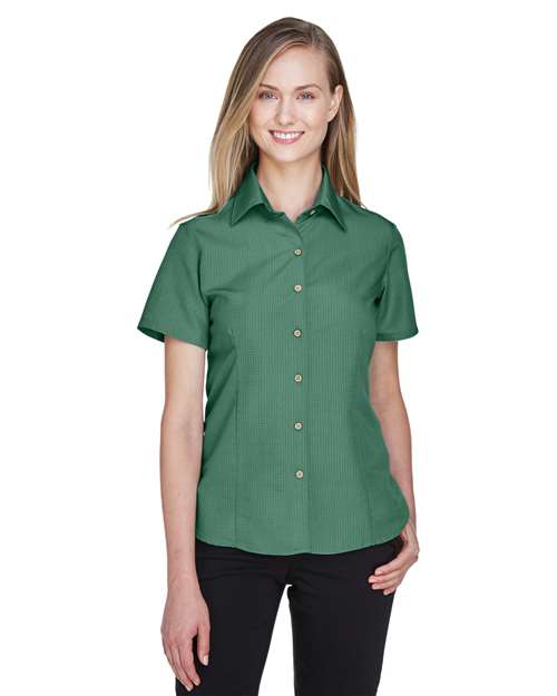 Harriton - Women's Barbados Textured Camp Shirt - M560W