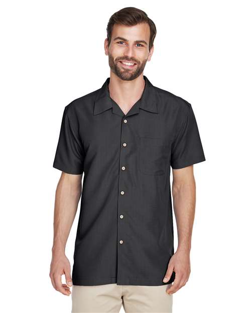 Harriton - Barbados Textured Camp Shirt - M560