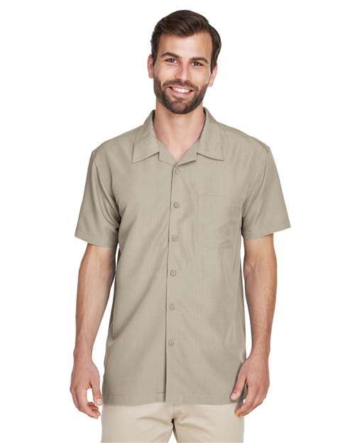 Harriton - Barbados Textured Camp Shirt - M560