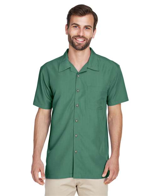 Harriton - Barbados Textured Camp Shirt - M560