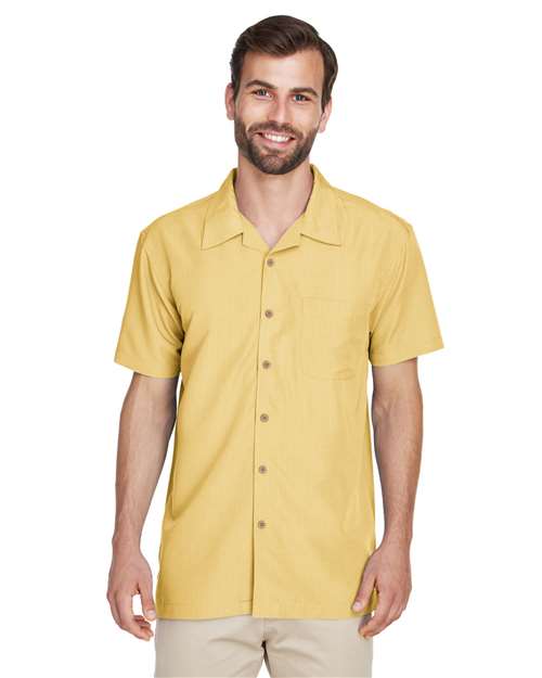 Harriton - Barbados Textured Camp Shirt - M560