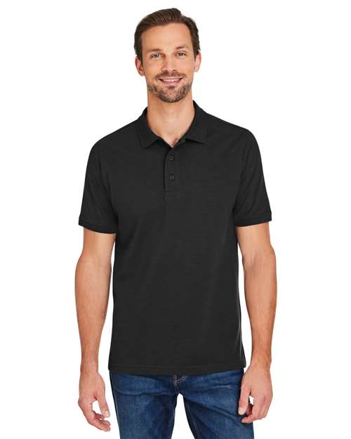 Harriton - Men's Valiant Cotton Snag Protect Polo - M205