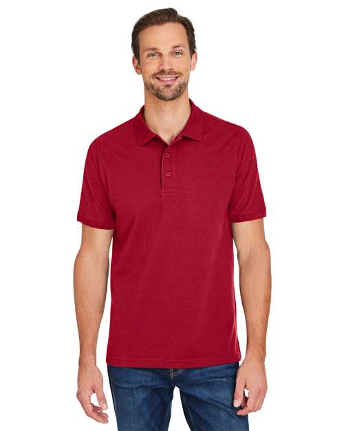 Harriton - Men's Valiant Cotton Snag Protect Polo - M205