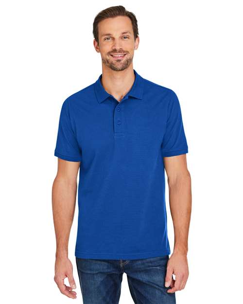 Harriton - Men's Valiant Cotton Snag Protect Polo - M205
