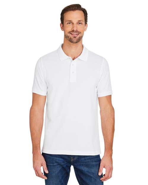Harriton - Men's Valiant Cotton Snag Protect Polo - M205