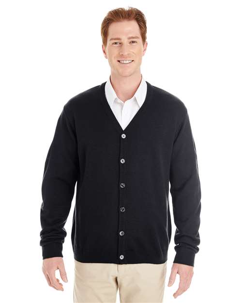 Harriton - Pilbloc™ V-Neck Button Cardigan Sweater - M425