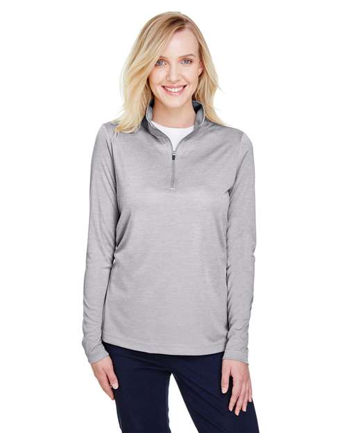 Team 365 - Women's Zone Sonic Heather Performance Quarter-Zip Pullover - TT31HW