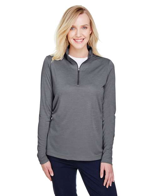 Team 365 - Women's Zone Sonic Heather Performance Quarter-Zip Pullover - TT31HW