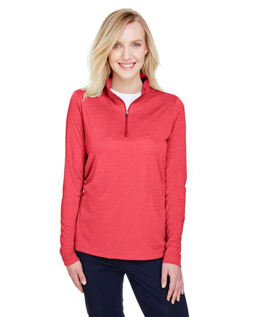 Team 365 - Women's Zone Sonic Heather Performance Quarter-Zip Pullover - TT31HW