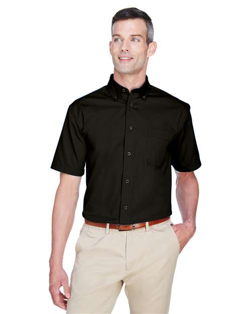 Harriton - Men's Easy Blend™ Twill Dress Shirt with Stain-Release - M500S