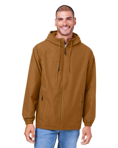 Harriton - Unisex Flex Twill Hooded Jacket - M73