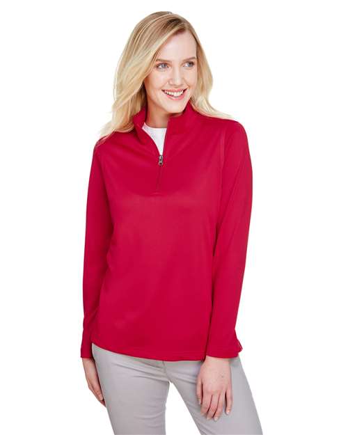 Harriton - Women's Advantage Snag Protection Plus Quarter-Zip Pullover - M748W