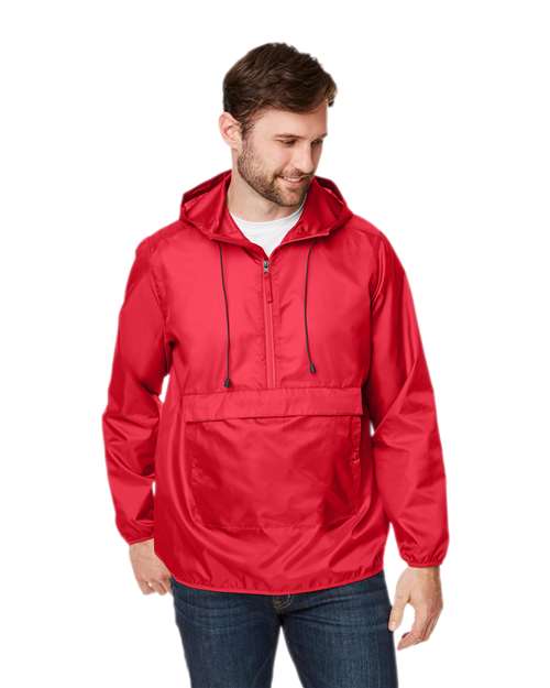Team 365 - Unisex Zone Protect Packable Anorak Jacket - TT77