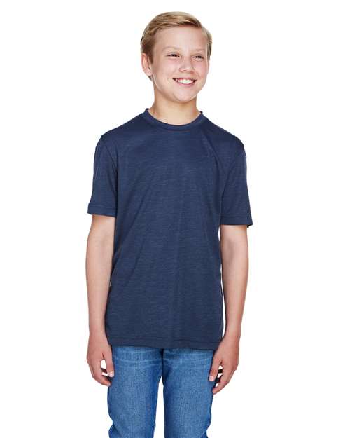 Team 365 - Youth Sonic Heather Performance T-Shirt - TT11HY