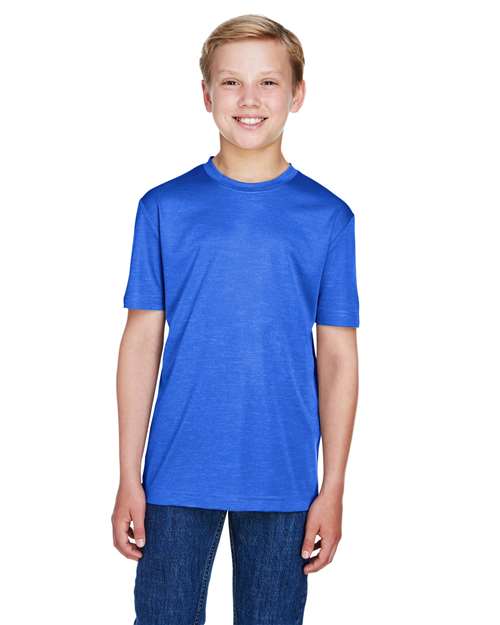 Team 365 - Youth Sonic Heather Performance T-Shirt - TT11HY