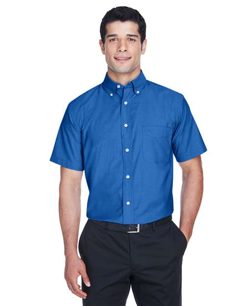 Harriton - Men's Oxford Short Sleeve with Stain-Release - M600S