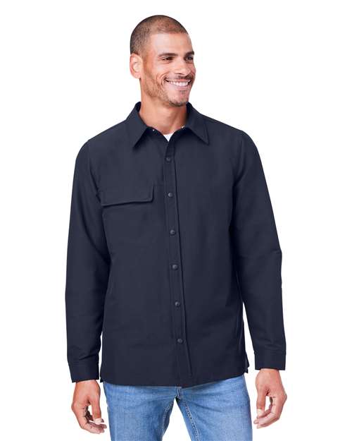Harriton - Unisex Flex Twill Overshirt Jacket - M72