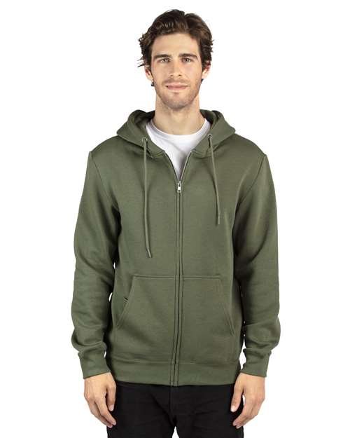 Threadfast Apparel - Unisex Fleece Full-Zip Hooded Sweatshirt - 320Z
