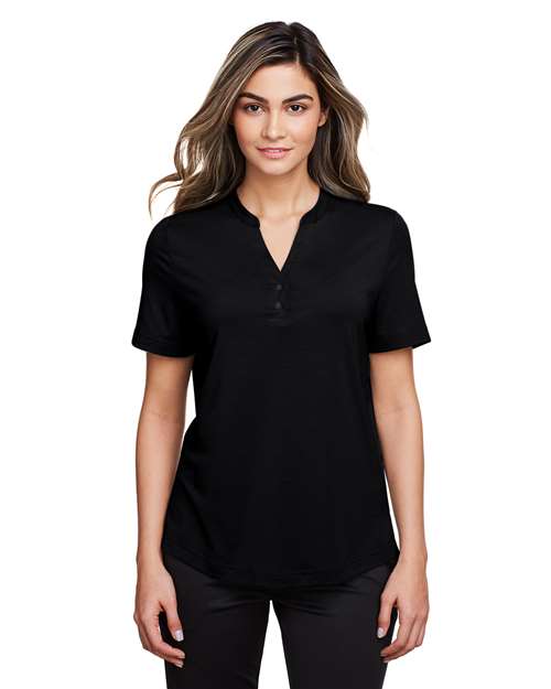 North End - Women's JAQ Snap-Up Stretch Performance Polo - NE100W