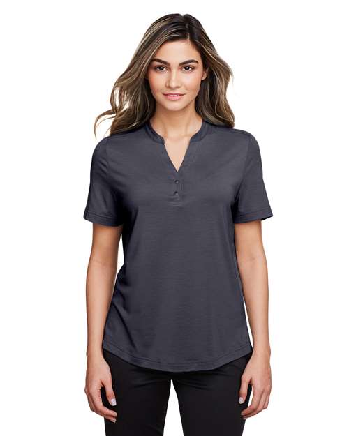 North End - Women's JAQ Snap-Up Stretch Performance Polo - NE100W