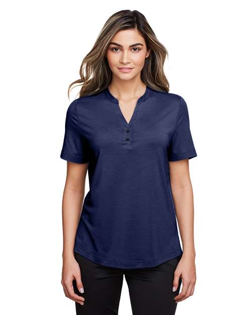 North End - Women's JAQ Snap-Up Stretch Performance Polo - NE100W