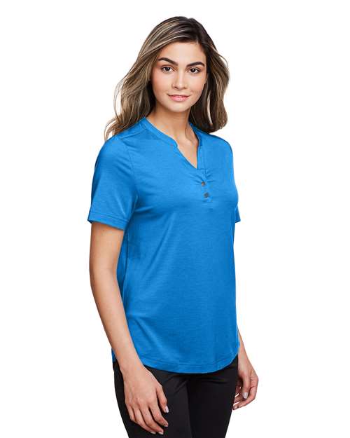 North End - Women's JAQ Snap-Up Stretch Performance Polo - NE100W