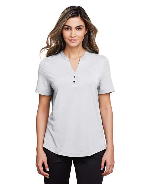 North End - Women's JAQ Snap-Up Stretch Performance Polo - NE100W