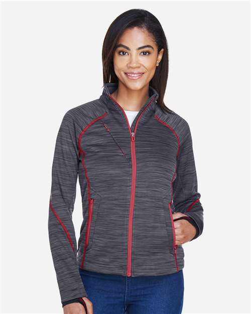 North End - Women's Flux Mélange Bonded Fleece Jacket - 78697