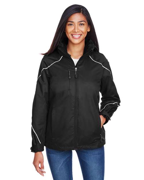 North End - Women's Angle 3-in-1 Jacket with Bonded Fleece Liner - 78196