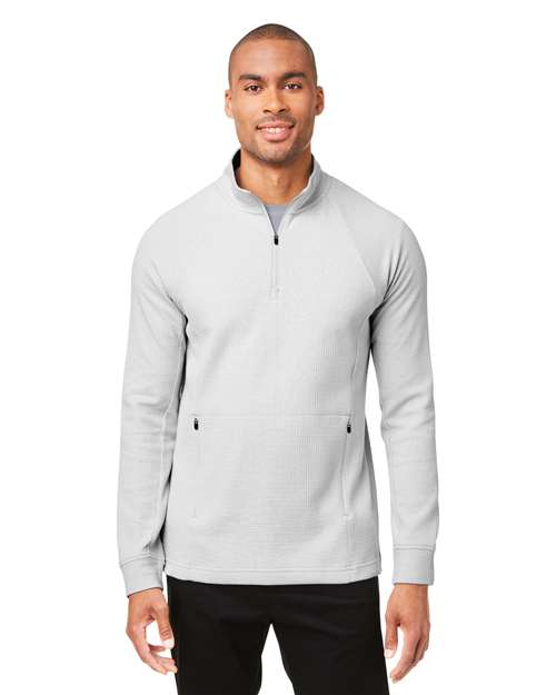 North End - Men's Rhythm Waffle Quarter-Zip Pullover - NE200