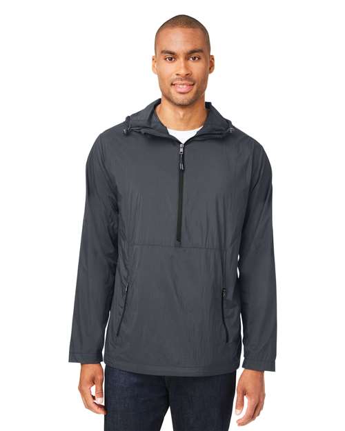 North End - Men's Aura Lightweight Packable Anorak - NE810
