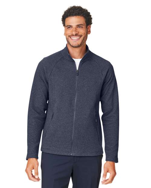 North End - Men's Spirit Textured Full-Zip - NE727
