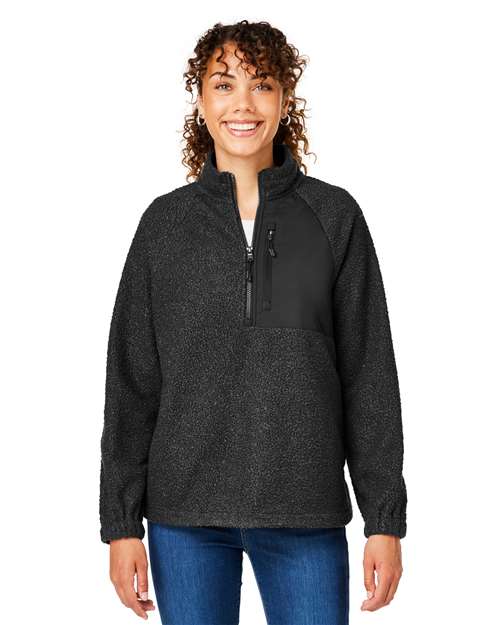 North End - Women's Aura Sweater Fleece Quarter-Zip Pullover - NE713W