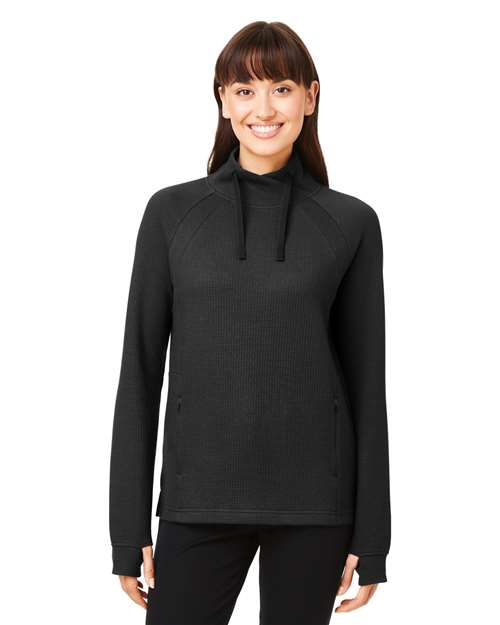 North End - Women's Rhythm Waffle Pullover - NE200W