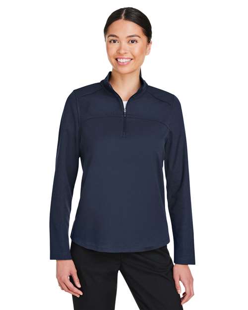 North End - Women's Express Tech Performance Pique Quarter-Zip Pullover - NE412W