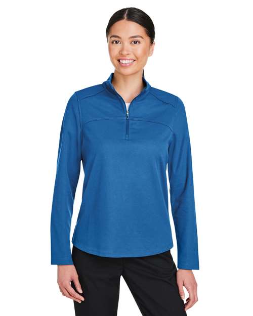 North End - Women's Express Tech Performance Pique Quarter-Zip Pullover - NE412W