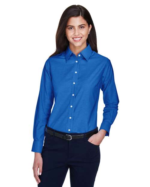 Harriton - Women's Long Sleeve Oxford Dress Shirt - M600W