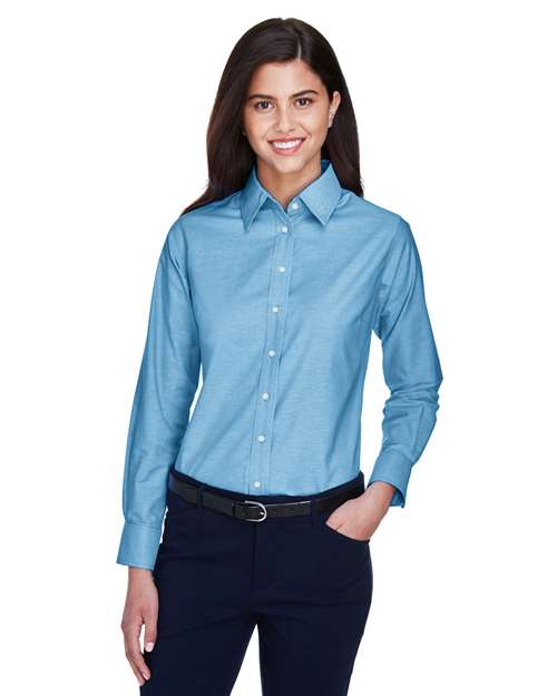 Harriton - Women's Long Sleeve Oxford Dress Shirt - M600W
