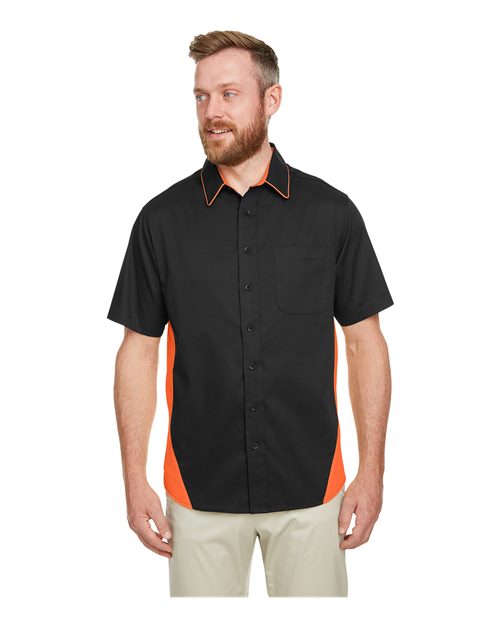 Harriton - Men's Tall Flash IL Colorblock Shirt - M586T