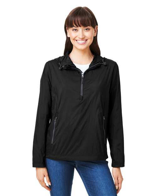 North End - Women's Aura Lightweight Packable Anorak - NE810W