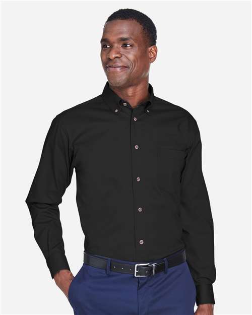 Harriton - Men's Tall Easy Blend™ Twill Dress Shirt - M500T