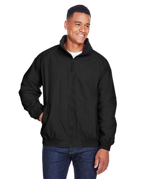 Harriton - Unisex Fleece Lined Nylon Jacket - M740