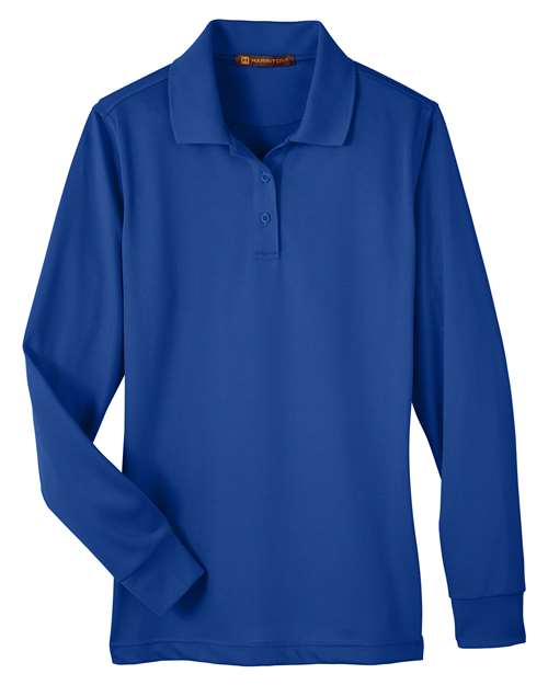 Harriton - Women's Advantage Snag Protection Plus IL Long Sleeve Polo - M348LW